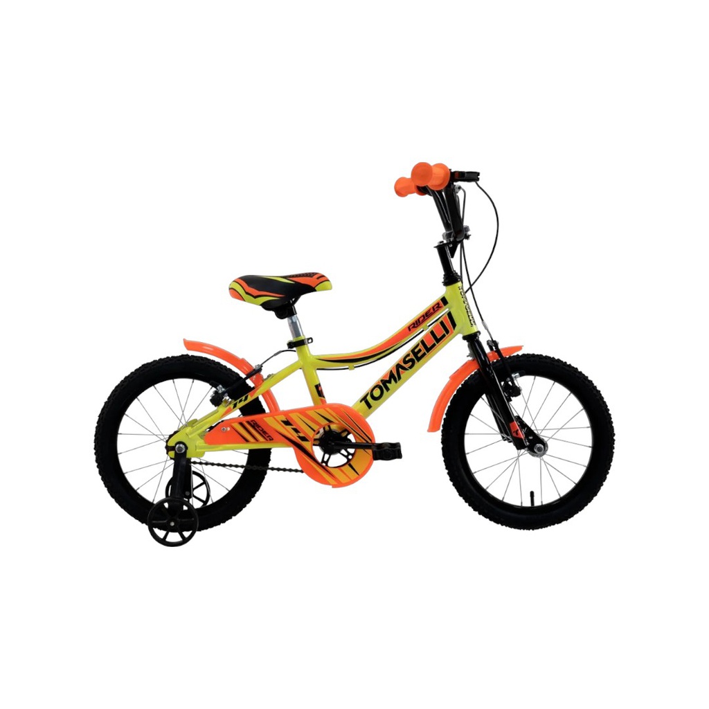BICICLETA TOMASELLI RIDER R14 TRID140AMAN AMARILLO NARANJA