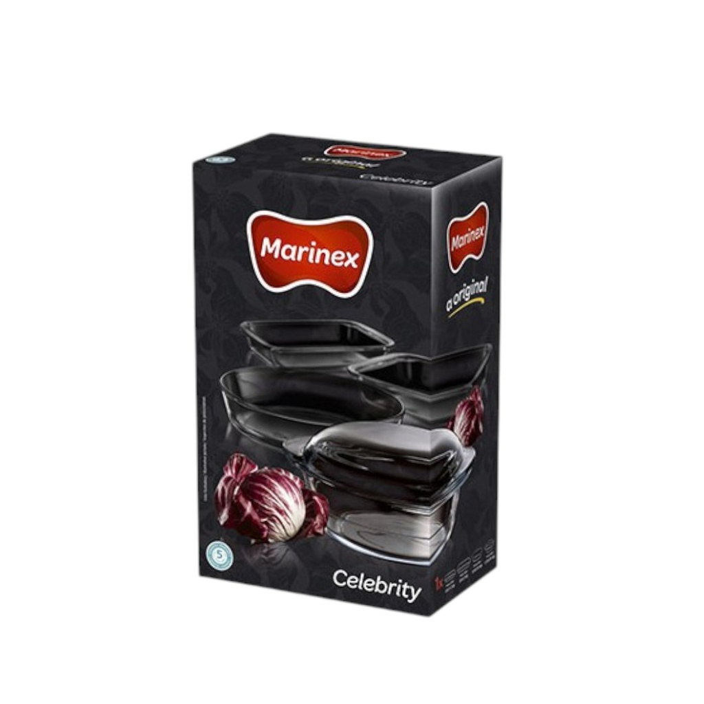 SET ASADERAS MARINEX CELEBRITY VIDRIO X5 678705