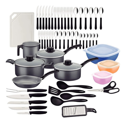BATERIA DE COCINA TRAMONTINA TURIM 27899/274 56 PZA