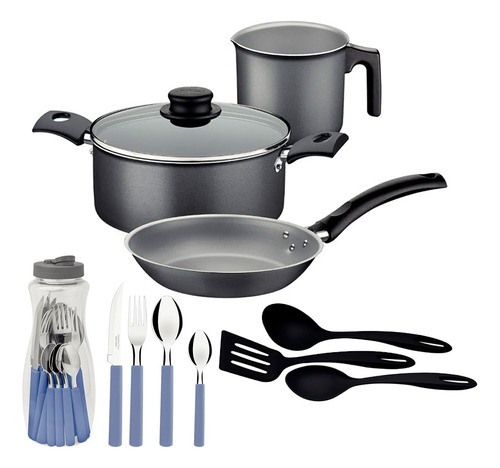 BATERIA DE COCINA TRAMONTINA TURIM 27899/501 24 PZA