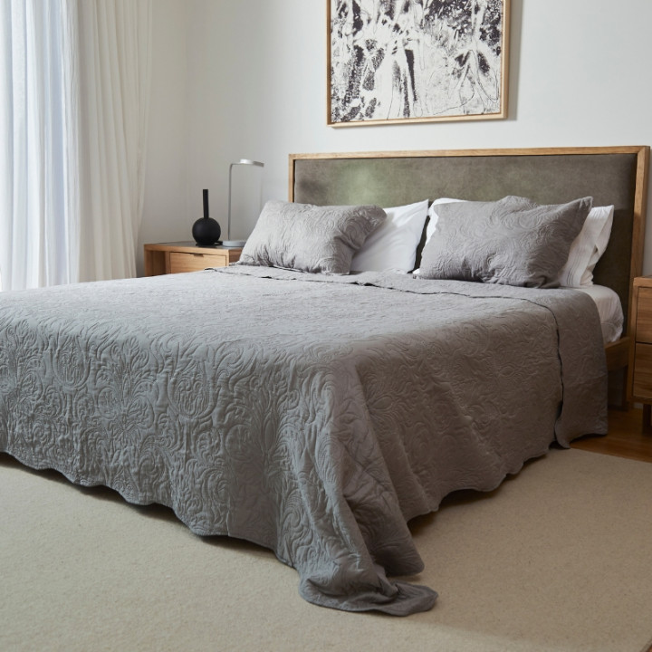 CUBRECAMA FULLBLANC CLASSIC TWIN GRIS FUL028