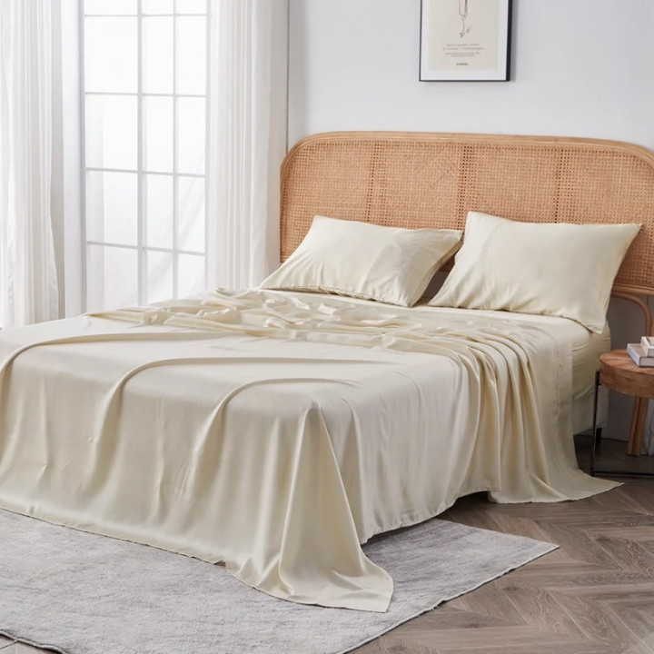 SABANAS PRESTIGE 1200 HILOS QUEEN BEIGE BH086