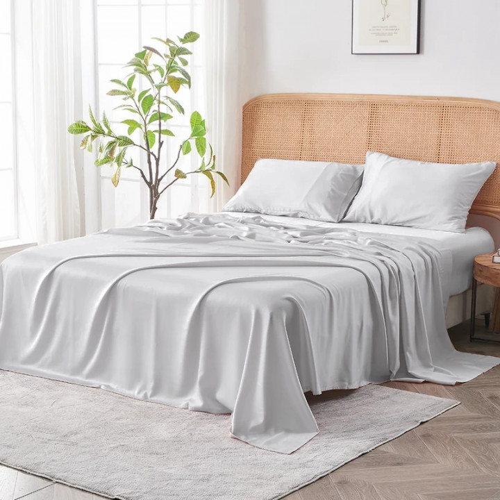 SABANAS PRESTIGE 1200 HILOS TWIN GRIS CLARO BH085