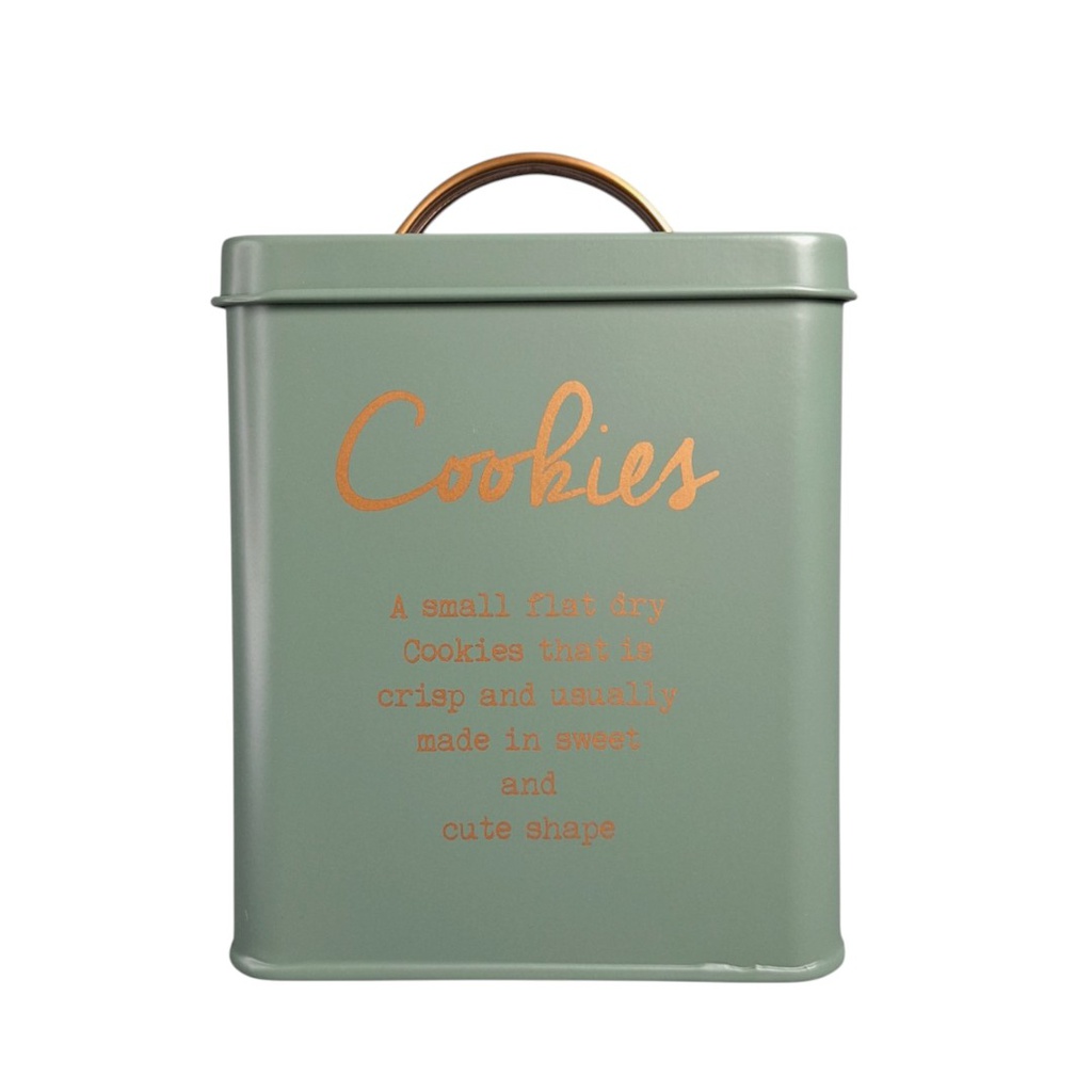 LATA GALLETITAS CAROL 71142 CON MANIJA AZULINO