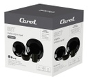 SET VAJILLA CAROL 64916 16 PZAS VIDRIO OPAL NEGRO