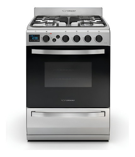 COCINA ORMAY EVO MULTIGAS 4H ACERO 2042