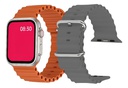RELOJ SMARTWATCH X-VIEW QUANTUM QFLEX + MALLA GRIS CUTOAS