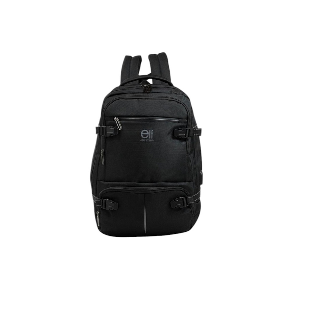 MOCHILA VIAJERA ELF 13707A NEGRA 31 LTS