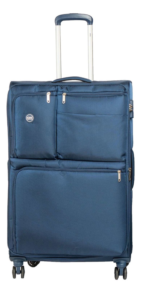VALIJA ELF 24" 3400/24A AZUL 4 RUEDAS 360