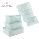 ORGANIZADOR DE VIAJE AMAYRA 67.101R X6 VERDE AGUA
