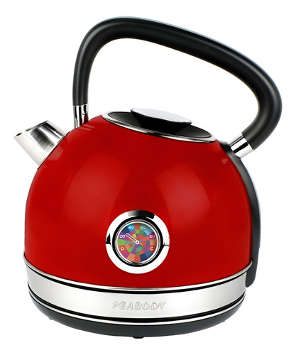 PAVA ELECTRICA PEABODY PE-KV8214R ROJA 1.7L 2200W CUOTA