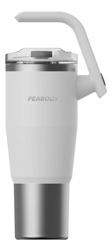 VASO TERMICO PEABODY PE-MG950B BLANCO 950ML CUOTA