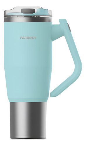 VASO TERMICO PEABODY PE-MG1200C 1200ML CELESTE