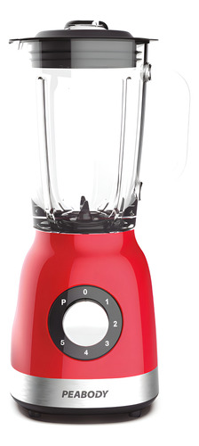 LICUADORA DE MESA PEABODY PE-LN1210RM 1200W ROJA METALIZADA