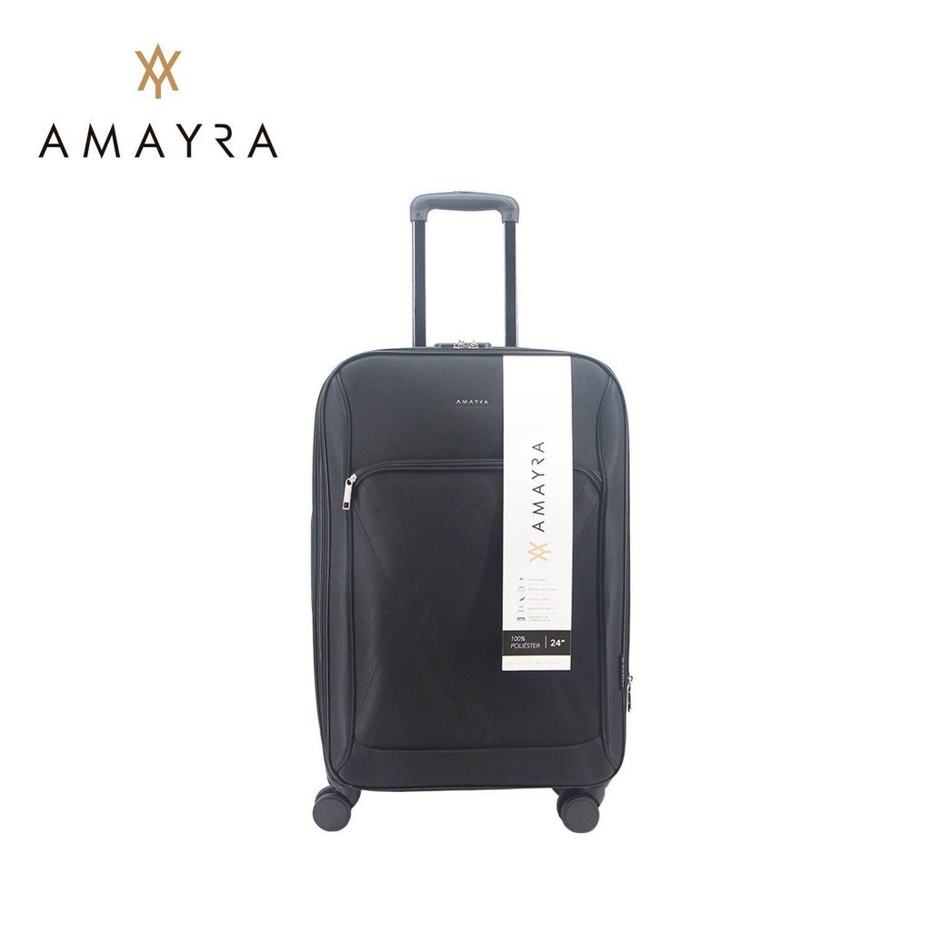 VALIJA AMAYRA 28" 67.8007N NEGRA RUEDAS 360