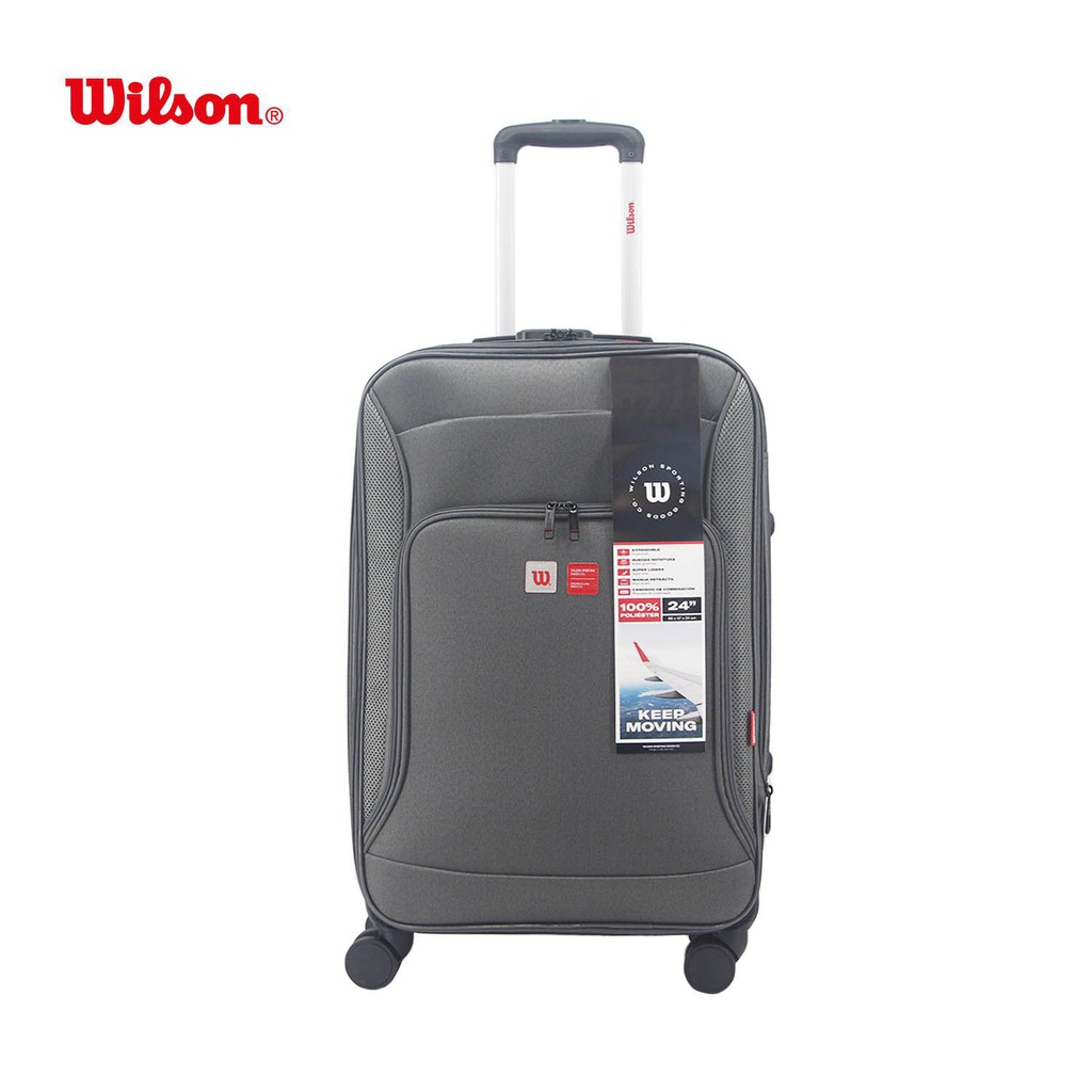 VALIJA WILSON 24" 65.1755G GRIS 4 RUEDAS