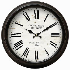 RELOJ PARED METAL 37CM H2546-2