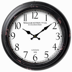 RELOJ PARED METAL 37CM  H2561-2