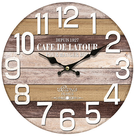 RELOJ PARED S/VIDRIO 29CM PL3066