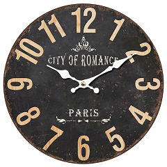 RELOJ PARED S/VIDRIO 29CM PL3072
