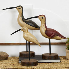 FIGURA PAJAROS METAL 26/31/37CM U39351