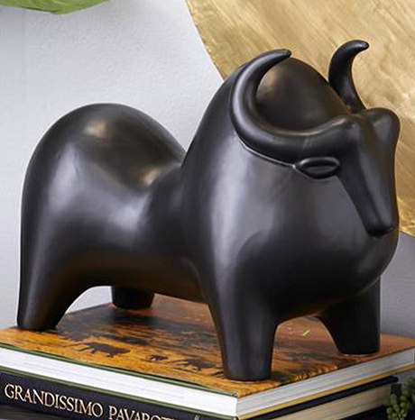 FIGURA TORO CERAMICA 33X24CM U57175