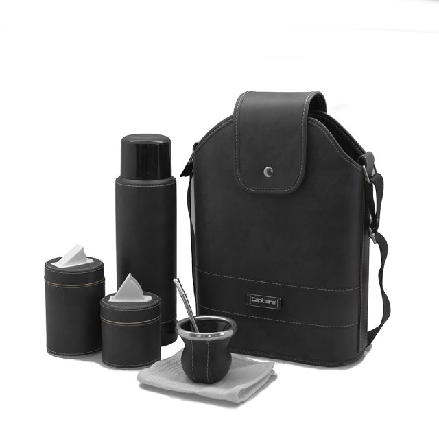 BOLSO CAPIBARA MATERO N°3 NEGRO FULL P04201