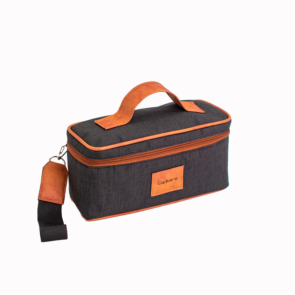 BOLSO DOBLE CIERRE CORDURA NEGRO FULL VB7164