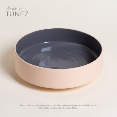 ENSALADERA TOZEUR TERRA GRIS 25CM 0521284