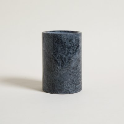PORTA UTENSILIOS ANDHRA DE MARMOL NEGRO 16X11CM 129686