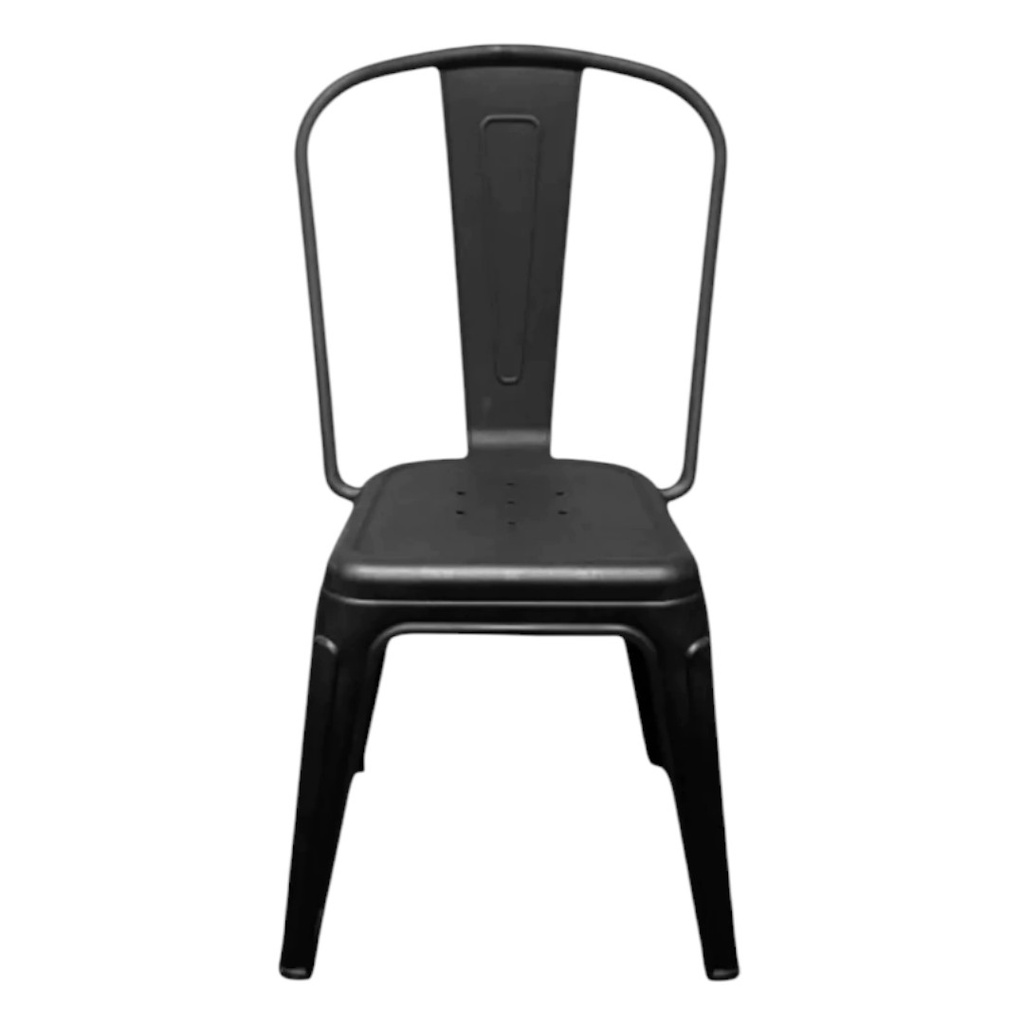 SILLA TOLIX POLIPROPILENO NEGRA