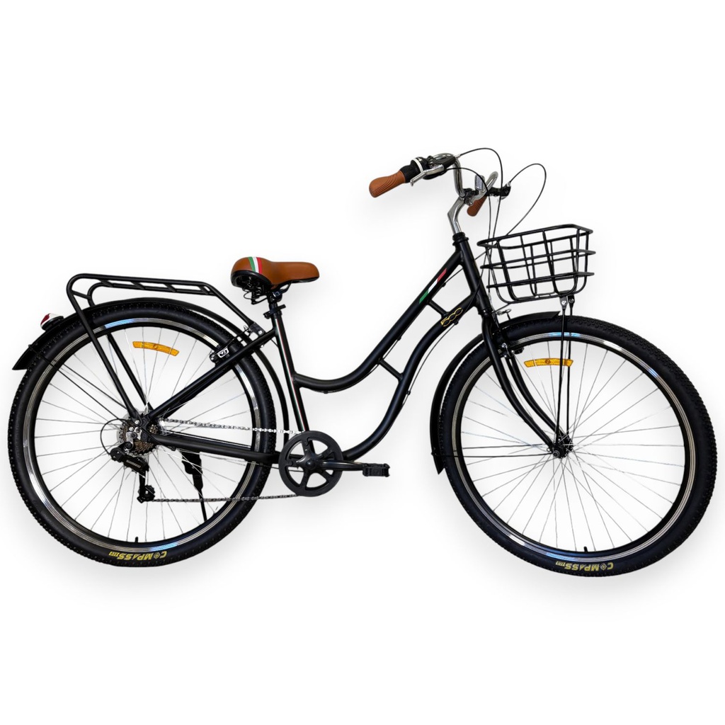 BICICLETA FIAT S02Q R29 7 VEL NEGRA URBANA