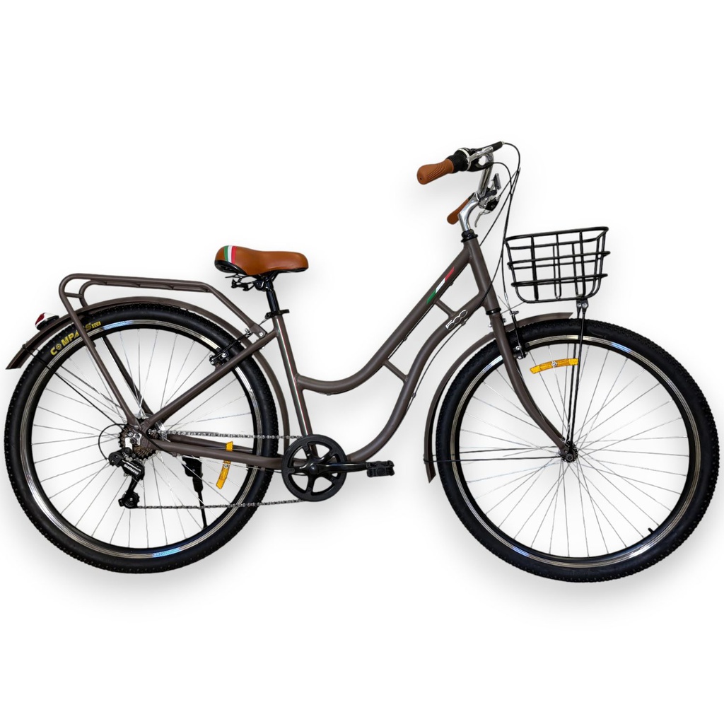 BICICLETA FIAT S12Q R29 7 VEL GRIS URBANA