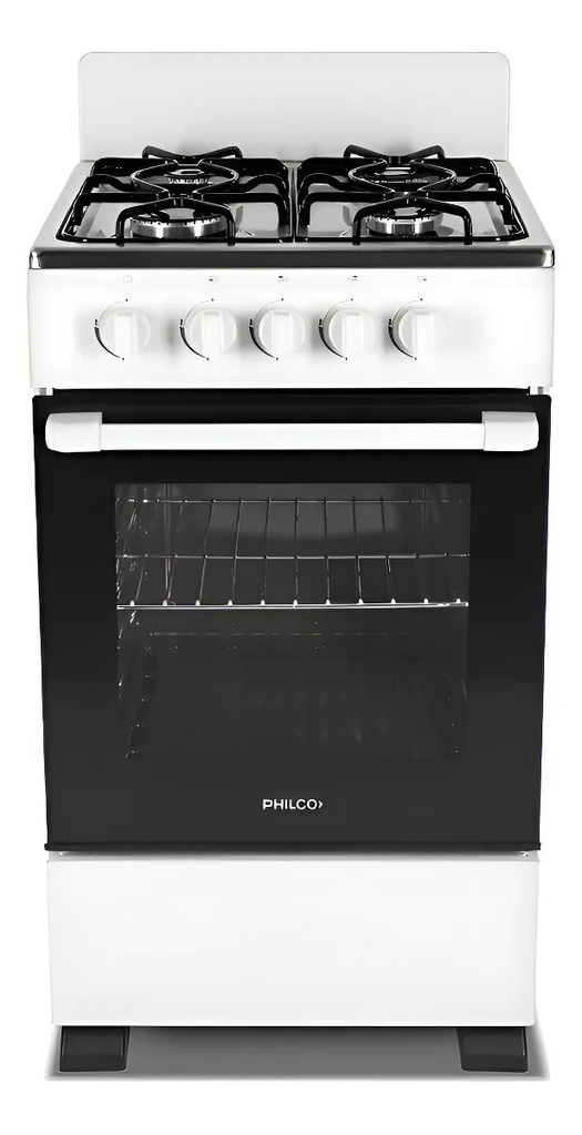 COCINA PHILCO PHCN50B A GAS ESSENTIAL 50 CM BLANCA