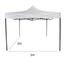 GAZEBO JUST HOME COLLETION S1.1-WHITE 300CM