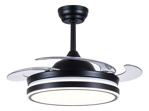 VENTILADOR DE TECHO STAR TRAK STVTN43-LED NEGRO