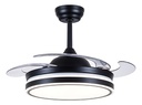 VENTILADOR DE TECHO STAR TRAK STVTN43-LED NEGRO