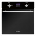 HORNO A GAS DREAN HGDR601CN EMPOTRABLE DIGITAL 60 CM NEGRO