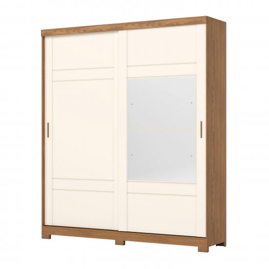 ROPERO HENN VERG D239-127 2 PUERTAS NATURAL/OFF WHITE