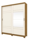 ROPERO HENN VERG D239-127 2 PUERTAS NATURAL/OFF WHITE
