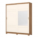 ROPERO HENN VERG D239-127 2 PUERTAS NATURAL/OFF WHITE