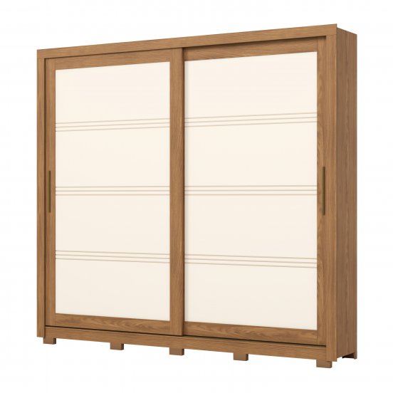 ROPERO HENN MEDELIN D326-127 2 PUERTAS CORREDIZAS NATURAL OFF WHITE