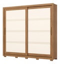 ROPERO HENN MEDELIN D326-127 2 PUERTAS CORREDIZAS NATURAL OFF WHITE