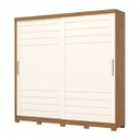 ROPERO HENN CAYMAN D337-127 2 PUERTAS NATURAL OFF WHITE