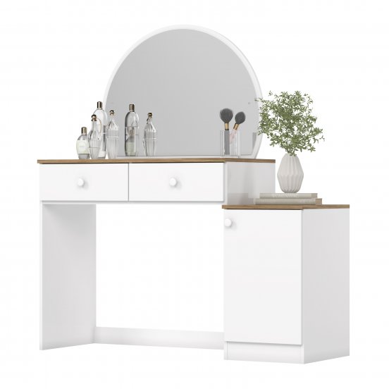 TOCADOR HENN AGNES D921-190 3 CAJONES BLANCO