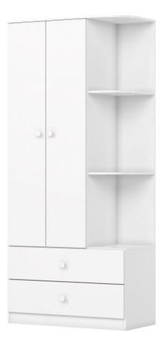ROPERO HENN LABIRINTO I117-10 2 PUERTAS BLANCO