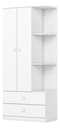 ROPERO HENN LABIRINTO I117-10 2 PUERTAS BLANCO