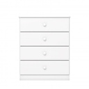 COMODA HENN LABIRINTO I714-10 4 CAJONES BLANCO