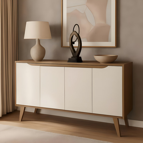 BAHIUT HENN QUARTZO S351-127 4 PUERTAS NATURE OFF WHITE