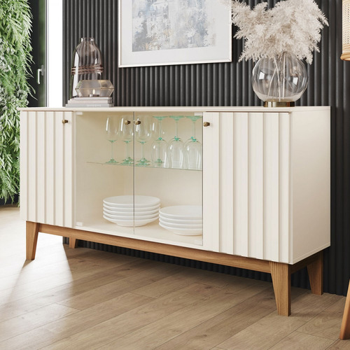 BAHIUT HENN EIFFEL S352-129 4 PUERTAS OFF WHITE NATURE